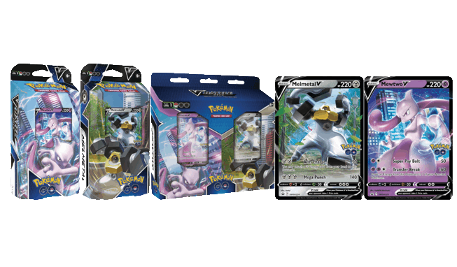 Pokémon Go Mewtwo V und Melmetal V Deck