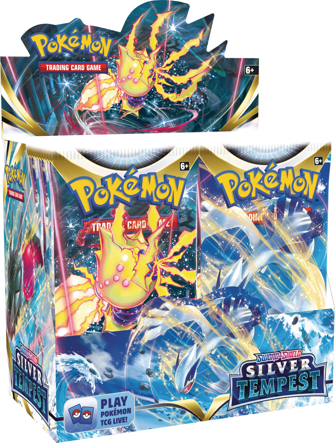 Pokémon Silberne Sturmwinde Booster Display